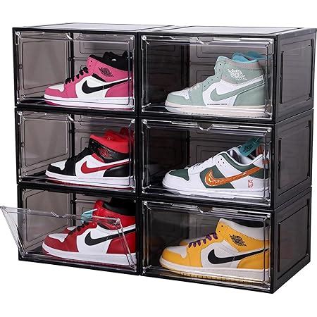 Amazon Omopin Xl Shoe Storage Box Drop Side Shoe Box Pack Shoe