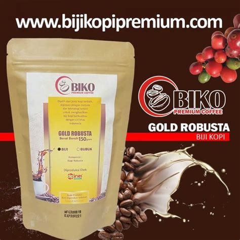 Biji Kopi Gold Robusta - BIKO Kopi Premium