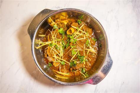 Premium Photo Mutton Karahi Indian Lamb Curry Mutton Bhuna Masala