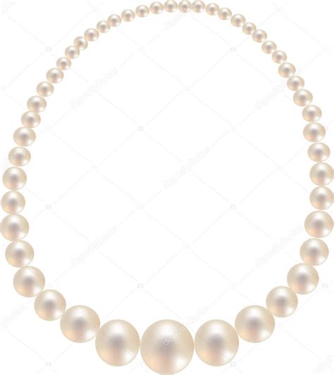 Pearl Necklace — Stock Vector © Tatiana54 37820483