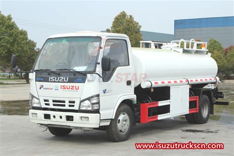 Japan Isuzu Nkr Potable Water Tanker Truck Testing