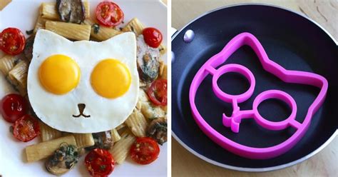 Cat Shaped Egg Mold Lets You Make Breakfast Kitty Side Up How To Make