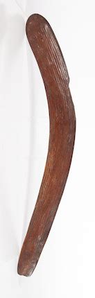 Bonhams : An Aboriginal hunting boomerang Central Australia