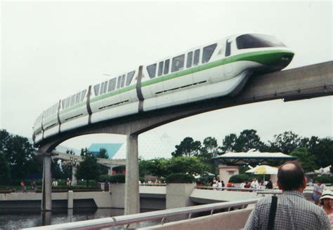 Walt Disney World Monorail System Train Green Walt Disne Flickr