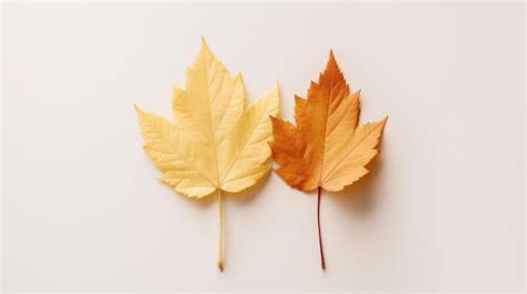 Premium Photo | Opposite leaf Background Images Neutral colors bright background Generative Ai