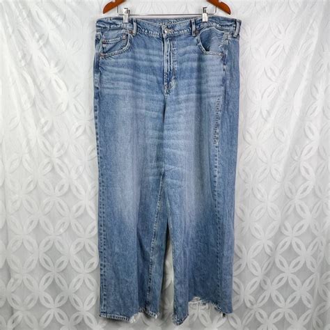 American Eagle Outfitters American Eagle Baggy Wide Leg Super High Rise