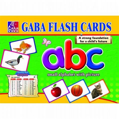 Gaba Flash Card Abc Small Pakistan Online Books Store