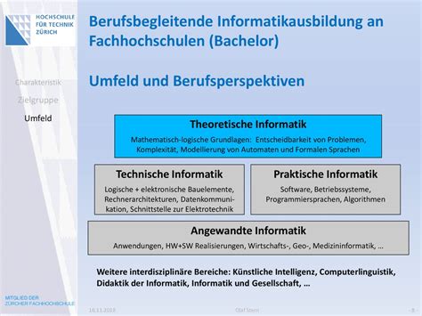 Berufsbegleitende Informatikausbildung An Fachhochschulen Bachelor