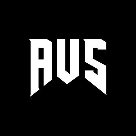 aus text logo vectors illustrations