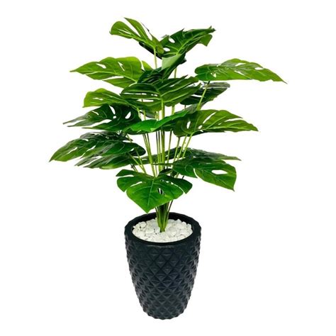 Planta Artificial Grande Decoracao Para Sala Vaso Luxo Shopee Brasil