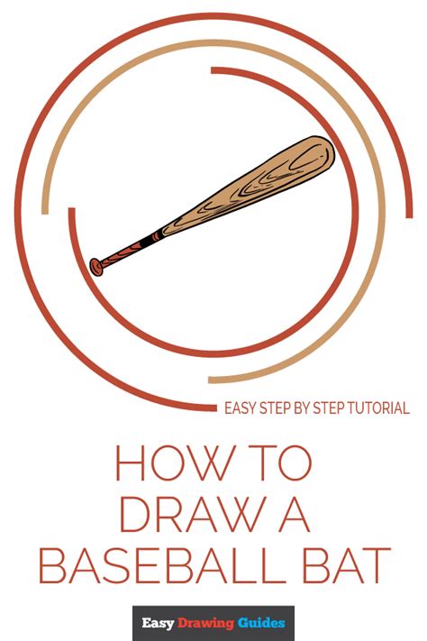 How To Draw A Baseball Bat Really Easy Drawing Tutorial