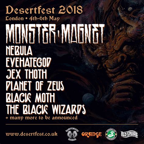 Desertfest London Announce First Headliner And Bands For Their 7th