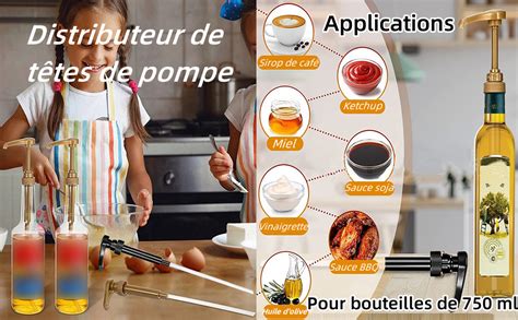 Lot De Distributeur De T Tes De Pompe Pour Sirop Distributeur Sirop