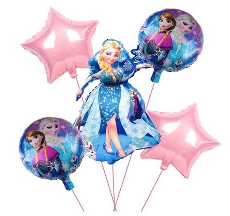 BALONY ZESTAW NA HEL URODZINY FROZEN ELSA ANNA 12233933757