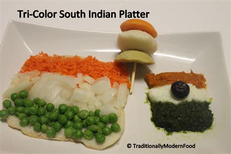 Tri Color South Indian Platter Traditionally Modern Food