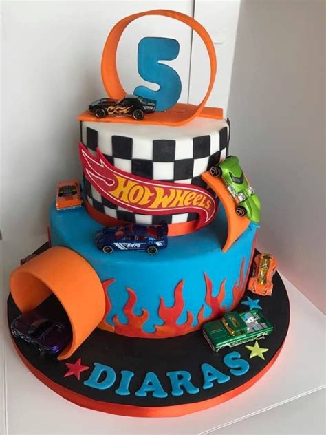 Pin By Linas Balocka On Hot Wheels Cake Hot Wheels Birthday Cake Hot