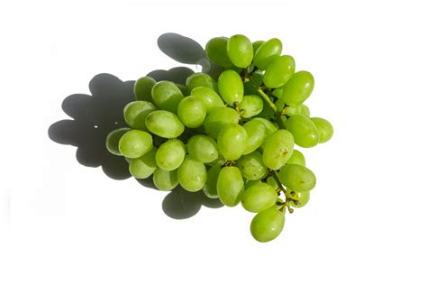 Browse Free HD Images of Green Table Grapes On A White Background