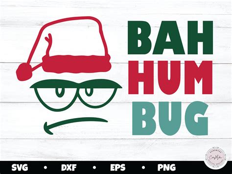 Bah Humbug Svg Christmas Svg Funny Christmas Svg Merry Etsy