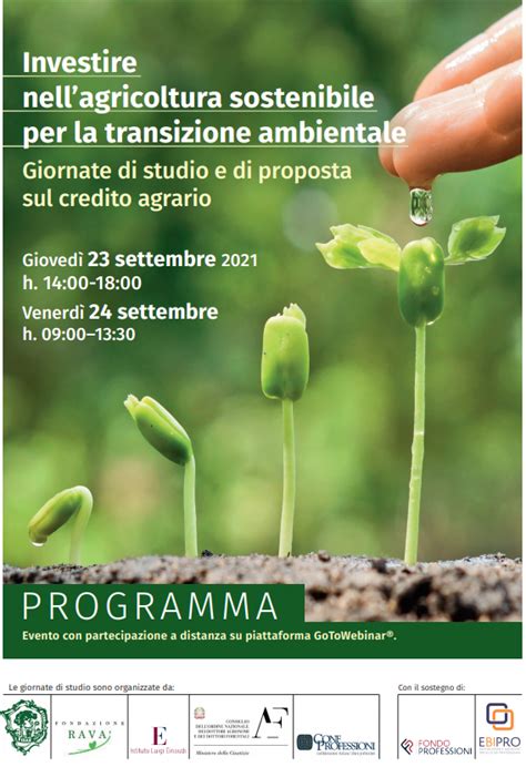 Transizione Green Investimenti Sostenibili Per Un Agricoltura