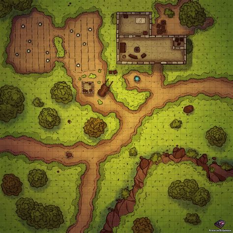 Farm Battlemap Ideas In Tabletop Rpg Maps Dungeon Maps Sexiz Pix