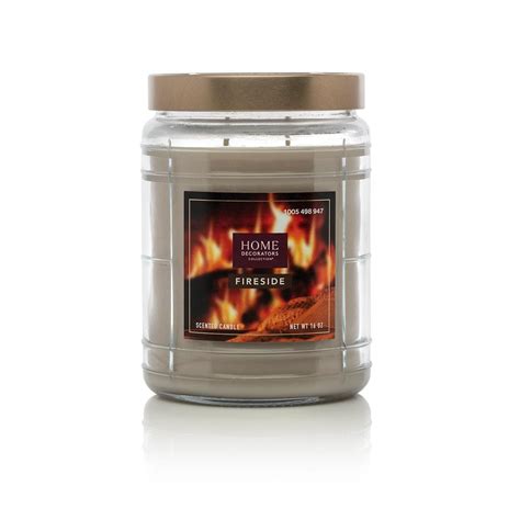 AROMAHOME BY SLATKIN CO 16 Oz Fireside Scented Candle Jar HD HDC H20