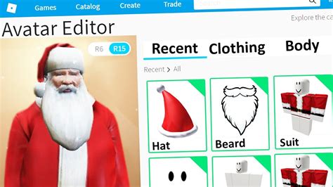 Roblox Santa Shirt Template