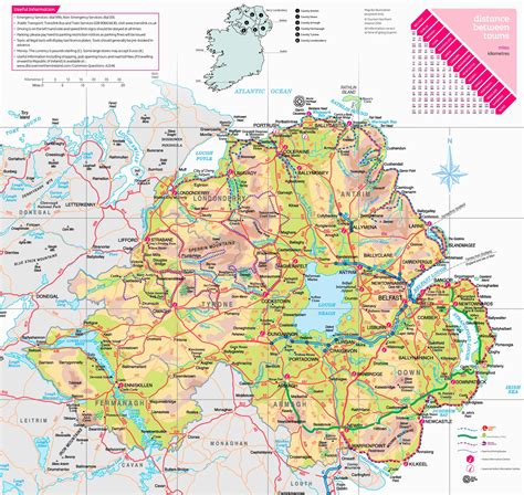 Map Of Tyrone Ireland Map Map Showing the Location Of Donacavey In ...