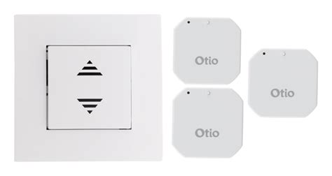 Pack commande centralisée sans fil 3 micro récepteurs encastrables