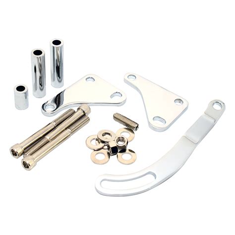 Arc A C Small Block Chevy Chrome Power Steering Pump Bracket