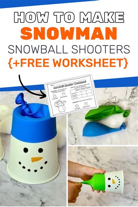 How To Make Snowman Snowball Shooters School Christmas Party Winter