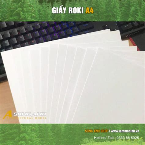 Giấy roki khổ A4 – Song Anh Shop