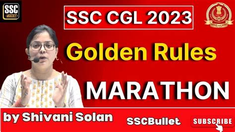 Golden Rules Of Grammar Marathon Ssc Cgl Cpo Chsl Mts Cds