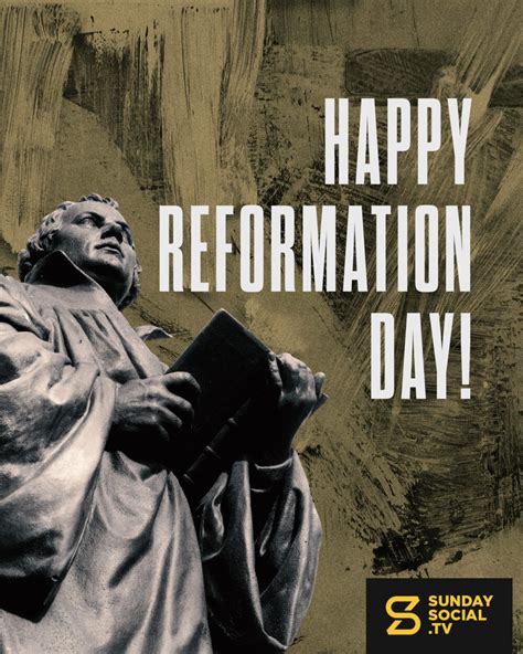 Happy Reformation Day! - Sunday Social