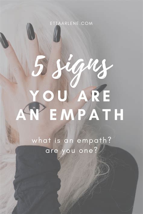 5 Signs You Are An Empath Etta Arlene