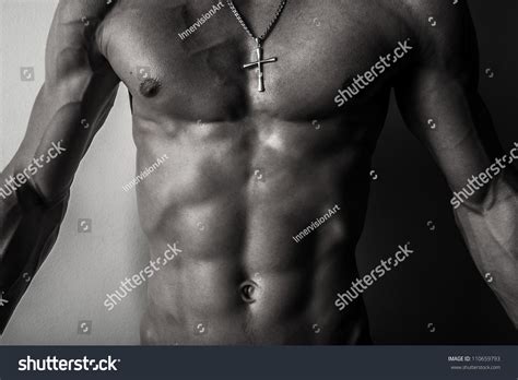 Beauty Men Torso Naked Body Isolated Stock Photo 110659793 Shutterstock
