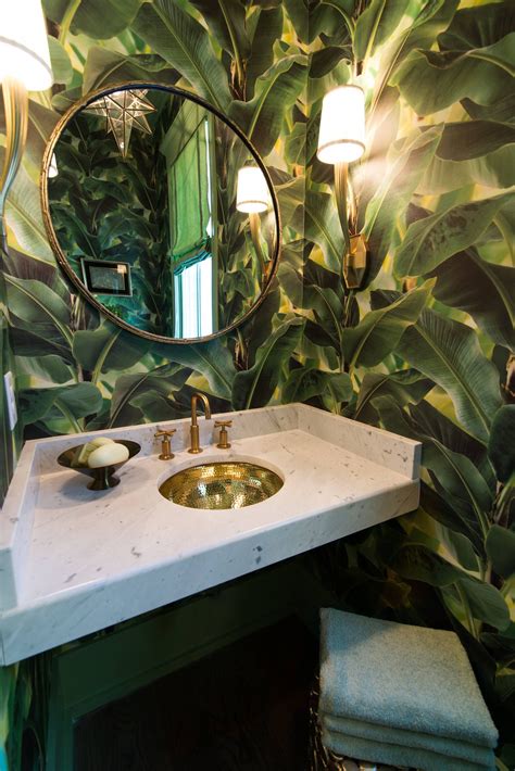 Green Leaf Wallpaper For Bathroom at Beau Russo blog