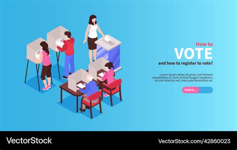 How to vote banner Royalty Free Vector Image - VectorStock