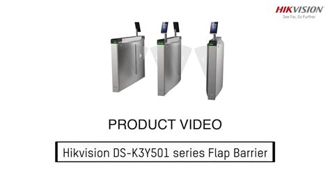 Hikvision DS K3Y501 Series Flap Barrier YouTube