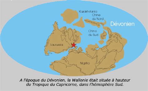 Vue des continents au Dévonien Download Scientific Diagram