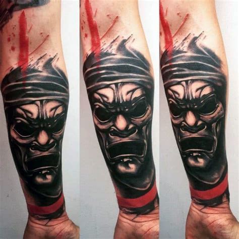 60 Red And Black Tattoos for Men