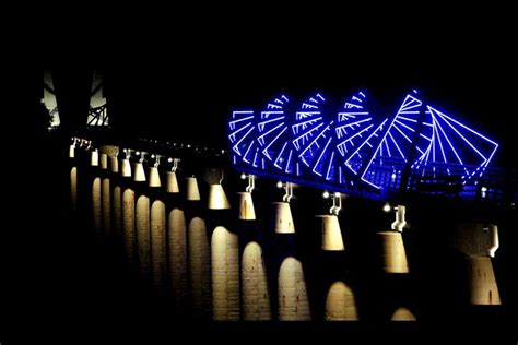 High Trestle Trail Bridge @ Night