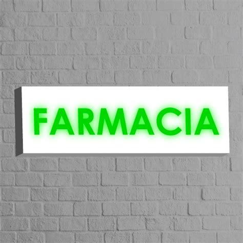 Insegna Farmacia A Cassonetto Con Profili In Pvc Graphic Design