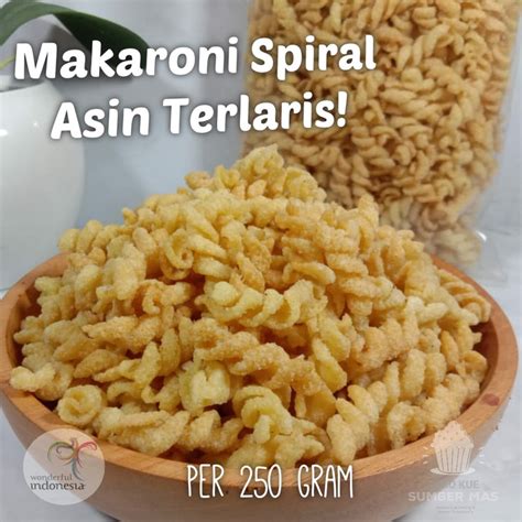 MAKARONI MAKRONI MACARONI SPIRAL ASIN KILOAN 1 KG Lazada