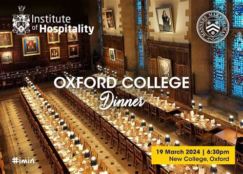 IoH Oxford College Dinner - Institute of Hospitality