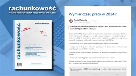 Wymiar Czasu Pracy W R