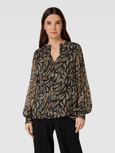 Fabienne Chapot Bluse Aus Viskose Mit Allover Motiv Print Modell Cliff