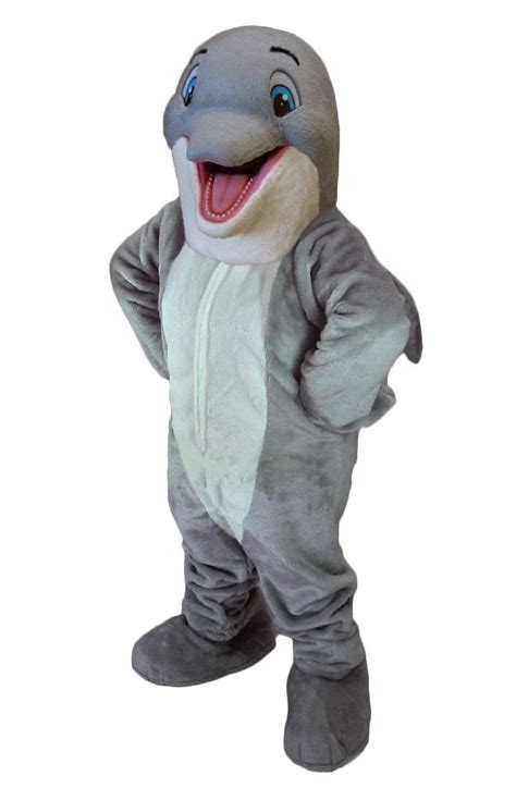 Happy Dolphin Mascot Costume Mascot Costumes Mascot Dolphins