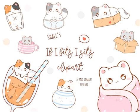 Cute Cats Clipart Cat Png Cute Chonky Cats Clipart 40 Off