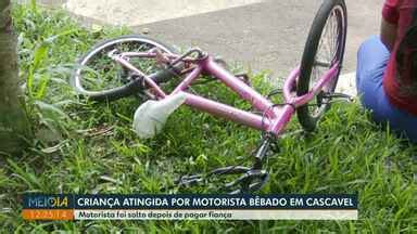 Meio Dia Paran Foz Do Igua U Motorista Que Atropelou Crian A Em