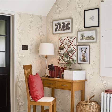 Laura Ashley Pussy Willow Dove Grey Wallpaper